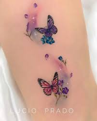 Fjärils tatuering, Butterfly tatto