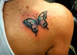 Fjärils tatuering, Butterfly tatto