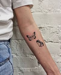 Fjärils tatuering, Butterfly tatto