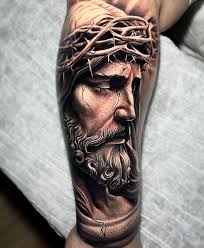 Gud tatuering, God tattoo.