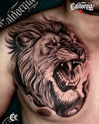 Lejon, tatuering, lion tattoo.