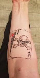 Black jack tatuering, Black jack tattoo.