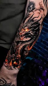 Drak, Drake tatuering, Dragon tattoo.