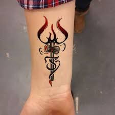 Gud tatuering, God tattoo.