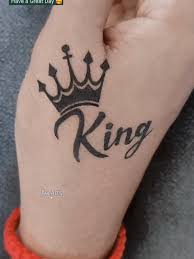 Kung tatuering, King tattoo.