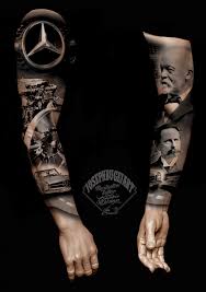 Mercedes tatuering, Mercedes tattoo.