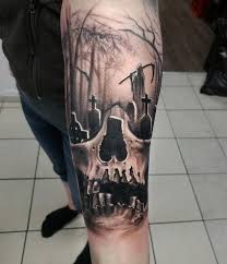 Dö skallar tatuering, Death skull tattoo
