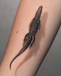 Krokodil, alligator tatuering, crocodile, alligator tattoo.