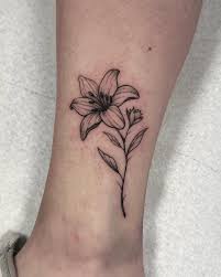 Blommor tatuering, Flowers tattoo.