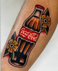 Coca cola tatuering, Coca cola tattoo.