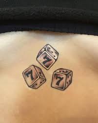 Lucky NR 7 tatuering, Lucky NR 7 Tattoo.