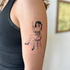 Sexy kvinna tatuering, sexy women tattoo.