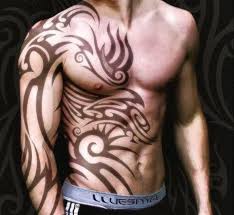 Tribal tatuering, tribal tattoo.