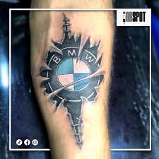 BMW tatuering, BMW tattoo.