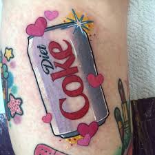 Coca cola tatuering, Coca cola tattoo.