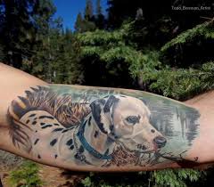 Dalmatin tatuering, Dalmatin tattoo.