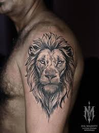 Lejon, tatuering, lion tattoo.