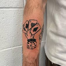 Lucky NR 7 tatuering, Lucky NR 7 Tattoo.