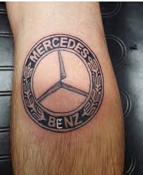 Mercedes tatuering, Mercedes tattoo.