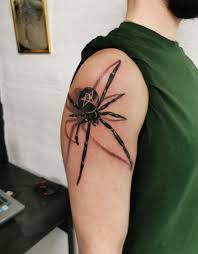 Spindel, spindlar tatuering, spider tattoo.