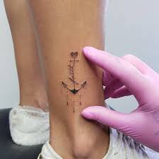Ankae tatuering, Anchor tattoo.