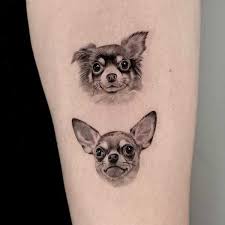 Hund tatuering, Dog tattoo.