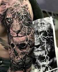 Lejon, tatuering, lion tattoo.