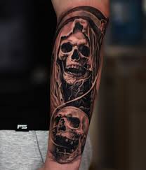 Dö skallar tatuering, Death skull tattoo