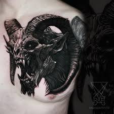 Demon tatuering, Demon tattoo.