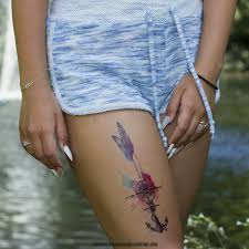 Ankae tatuering, Anchor tattoo.