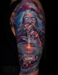 Gud tatuering, God tattoo.