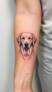 Hund tatuering, Dog tattoo.