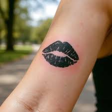 Kyss tatuering, Kiss tattoo.