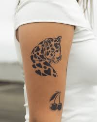 Leopard tattoo, leopard tatuering.