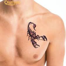 Skorpion tatuering, Scorpion tattoo.