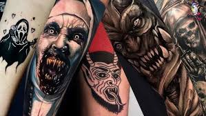 Demon tatuering, Demon tattoo.