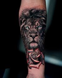 Lejon, tatuering, lion tattoo.