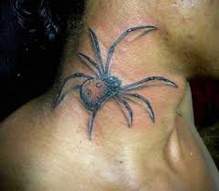 Spindel, spindlar tatuering, spider tattoo.