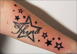 Stjärna, Stjärnor tatuering, star, stars tattoo.