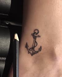 Ankae tatuering, Anchor tattoo.