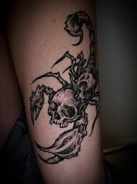 Skorpion tatuering, Scorpion tattoo.
