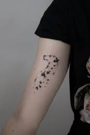 Dalmatin tatuering, Dalmatin tattoo.
