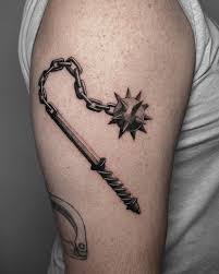 Vapen tatuering, Weapon tattoo.