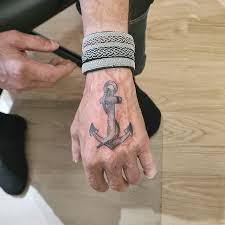 Ankae tatuering, Anchor tattoo.