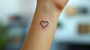 Hjärtan tatuering, Heart tattoo.