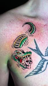 Krokodil, alligator tatuering, crocodile, alligator tattoo.