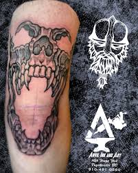 Dö skallar tatuering, Death skull tattoo