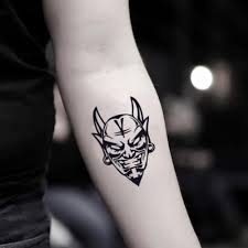Demon tatuering, Demon tattoo.