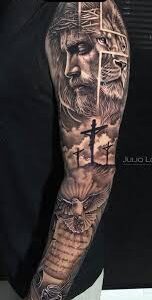 Gud tatuering, God tattoo.