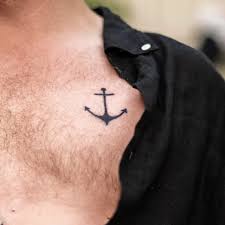 Ankae tatuering, Anchor tattoo.